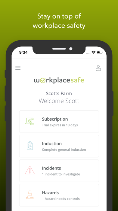 Workplace Safe Screenshots