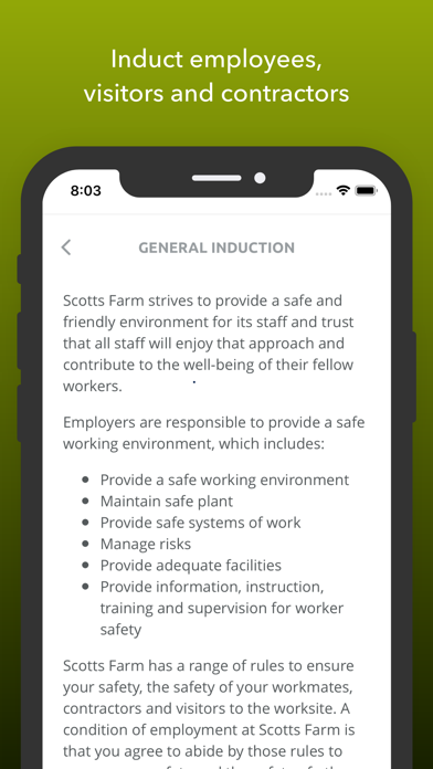 Workplace Safe Screenshots