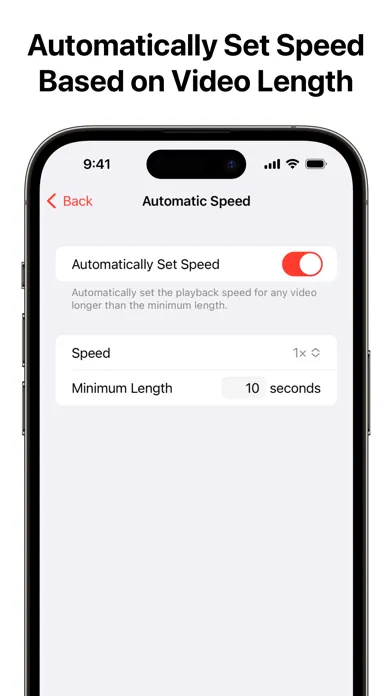 Capturas de tela do Speed Player for Safari