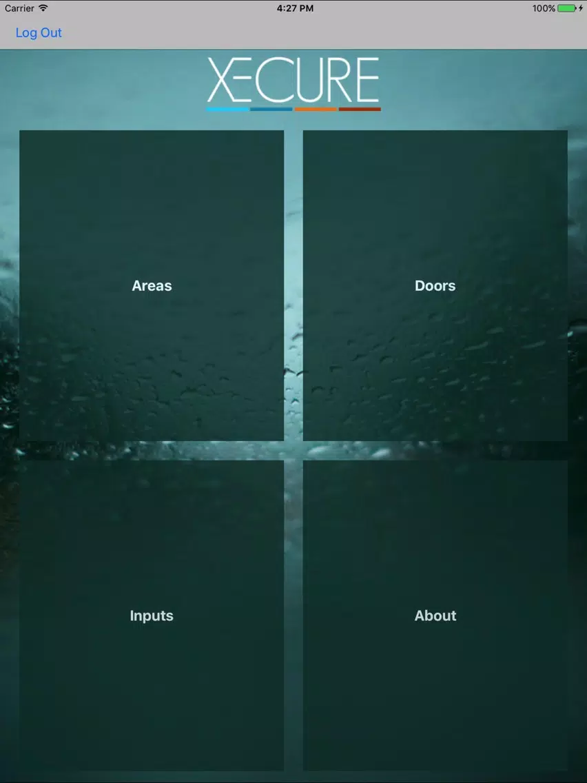 Ảnh chụp màn hình của iXecure iPad 
