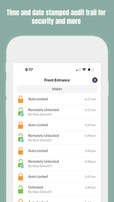 XKey Smart Locking سکرین شاٹس