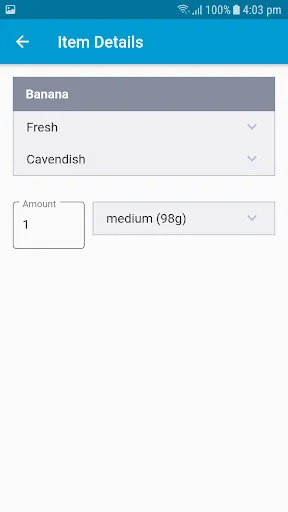 Screenshot di Research Food Diary