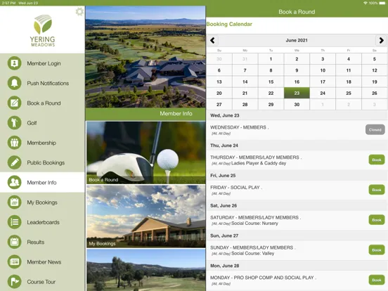 تصاویر Yering Meadows - Golf Club iPad 