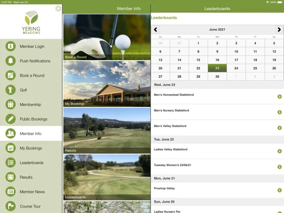 تصاویر Yering Meadows - Golf Club iPad 