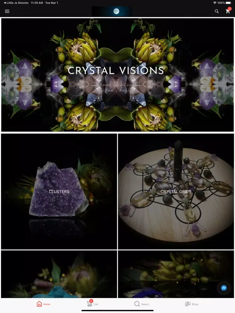 Crystal Visions Store iPad  Screenshots