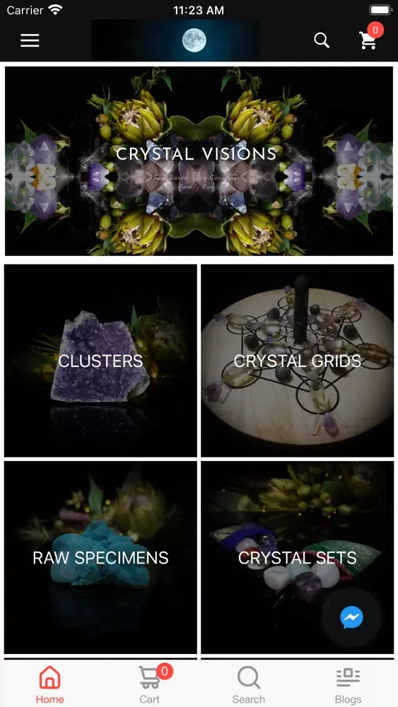Crystal Visions Store Screenshots