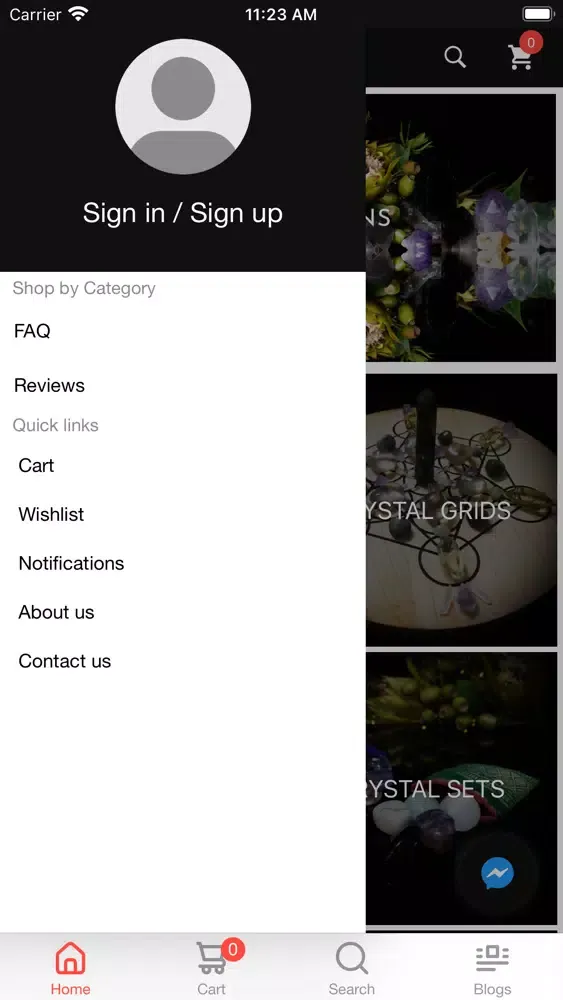 Crystal Visions Store Screenshots