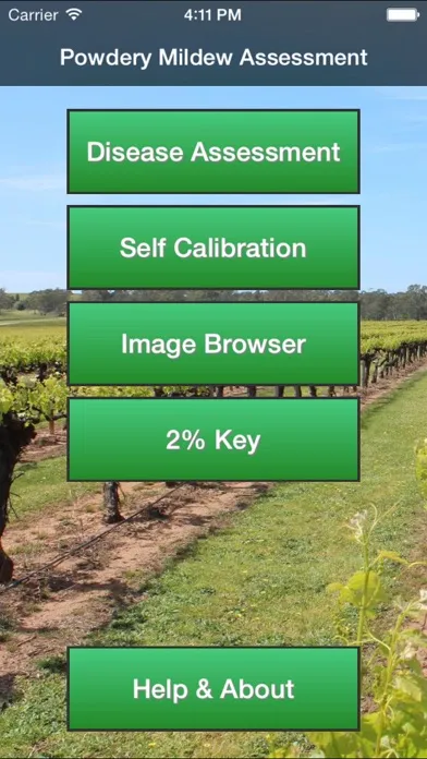 Скриншоты Powdery Mildew Assessment Tool