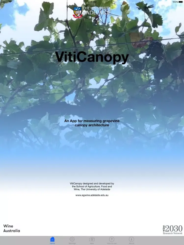 Capturas de tela do VitiCanopy iPad 