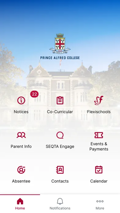 PRINCE ALFRED COLLEGE स्क्रीनशॉट