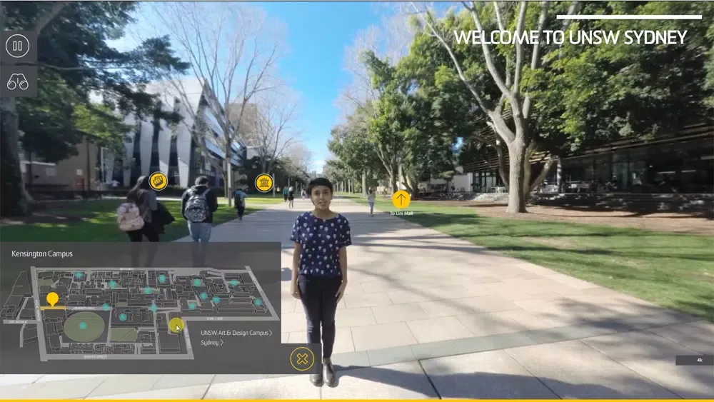 UNSW 360 VR Campus Tour Ekran Görüntüleri