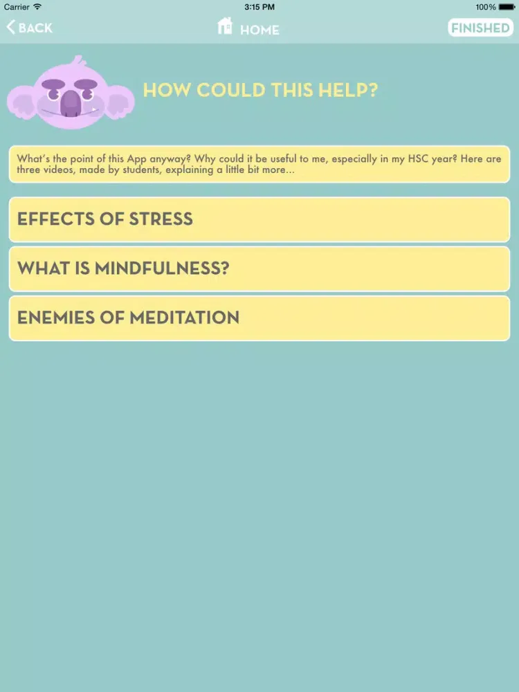 HSC Stress Less iPad  سکرین شاٹس