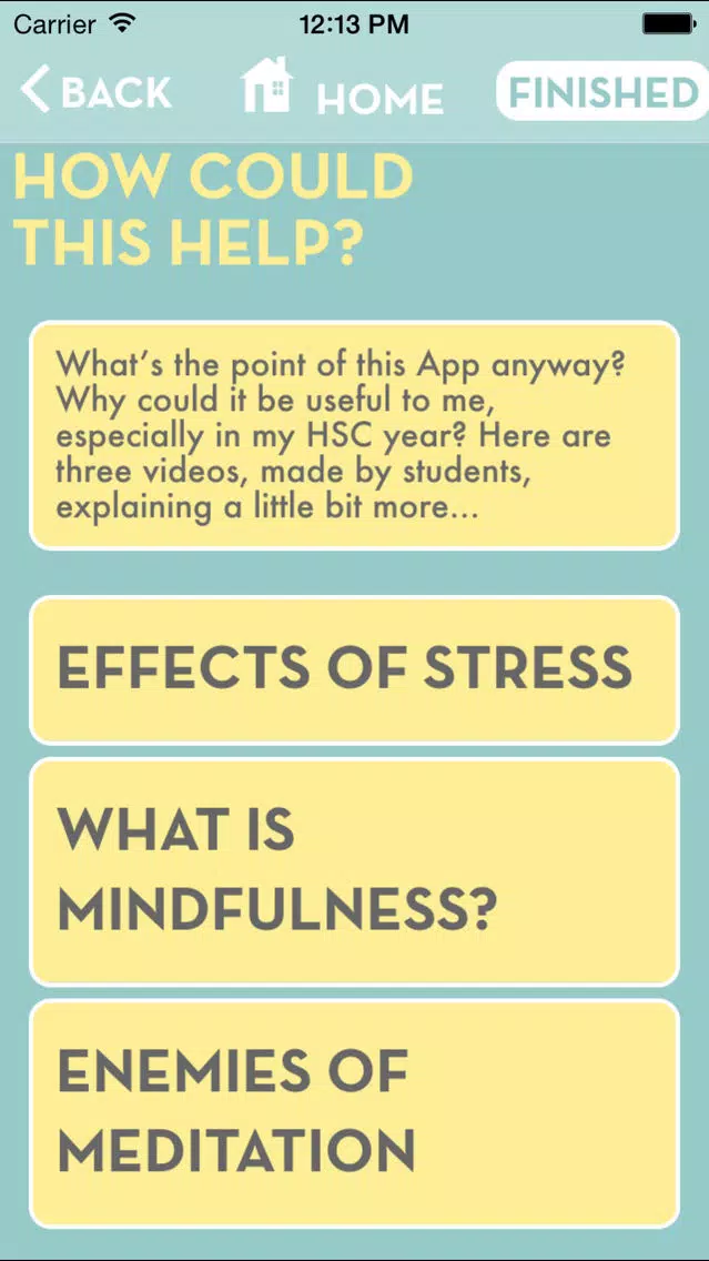 ภาพหน้าจอของ HSC Stress Less