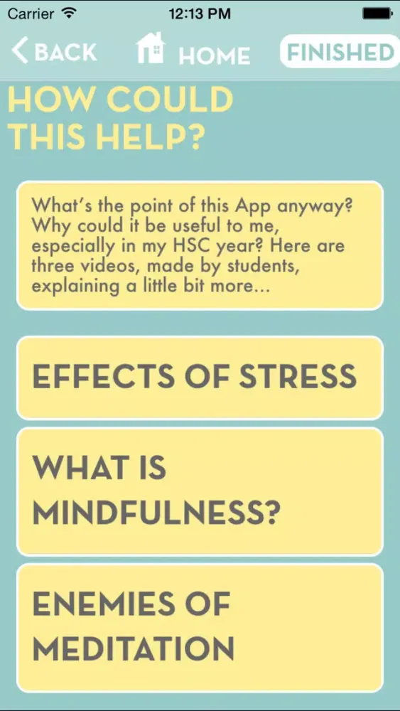 HSC Stress Less سکرین شاٹس