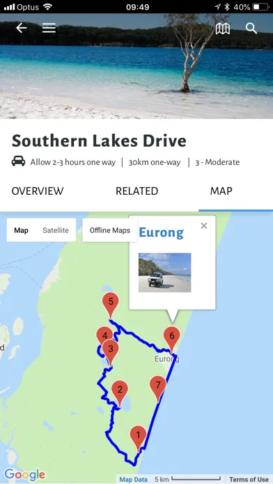 Ảnh chụp màn hình của Fraser Island Guide