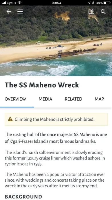 Ảnh chụp màn hình của Fraser Island Guide