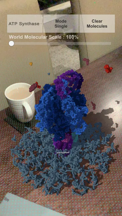 Tangkapan skrin WEHI AR Molecules