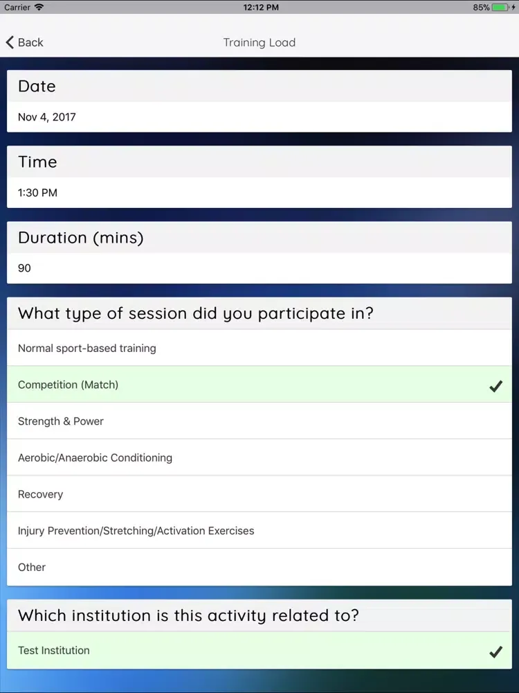 Prepare2Perform iPad  Ekran Görüntüleri
