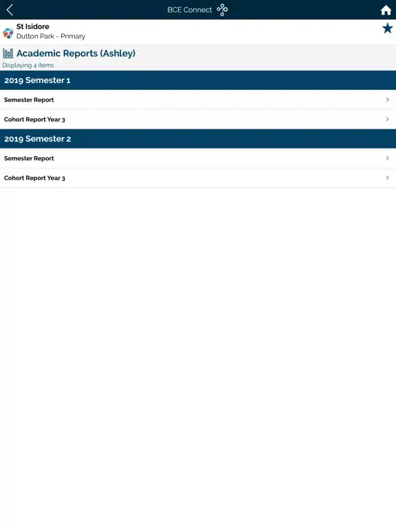 Tangkapan skrin BCE Connect iPad 