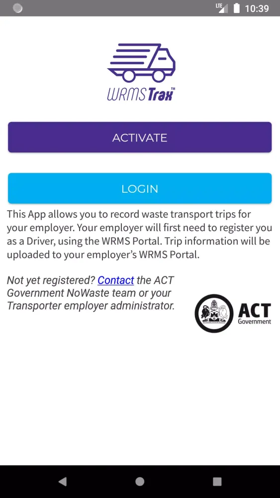 ภาพหน้าจอของ WRMS Trax