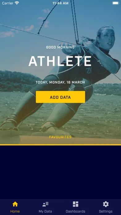 AMS Athlete Screenshots