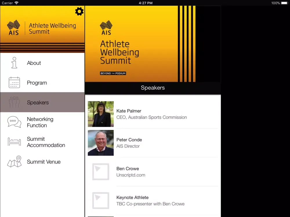 Capturas de pantalla de AWS-BTP iPad 