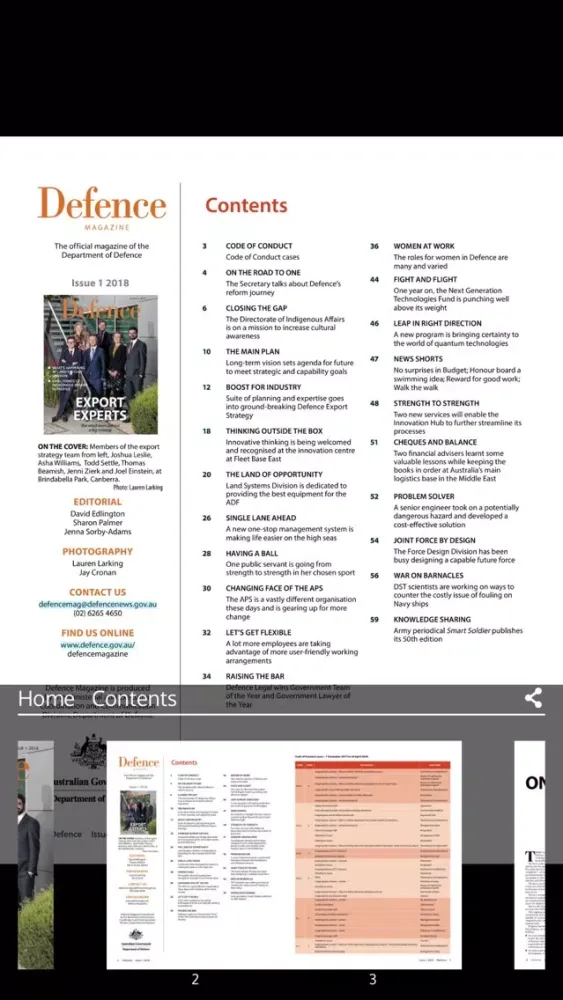 Defence Magazine Screenshots
