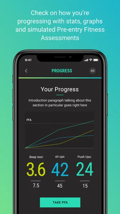 Capturas de pantalla de ADF Active: Entry Fitness Prep