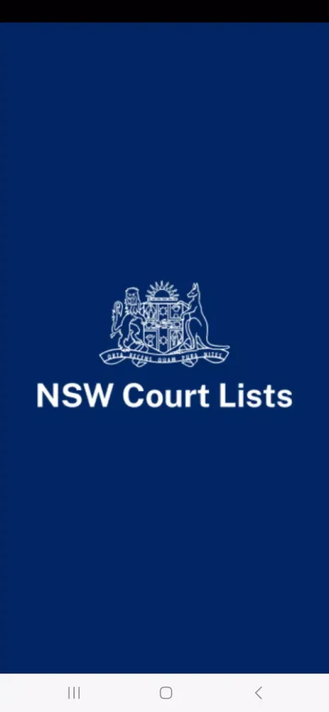 Search NSW Court Lists Screenshots