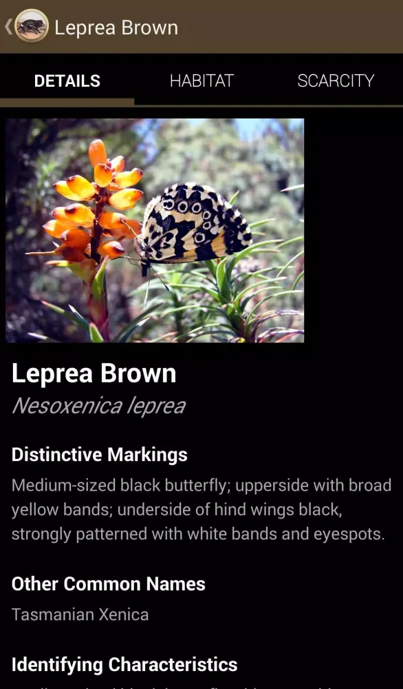 Field Guide to Tasmanian Fauna Screenshots