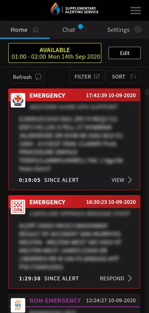 Capturas de pantalla de SAS