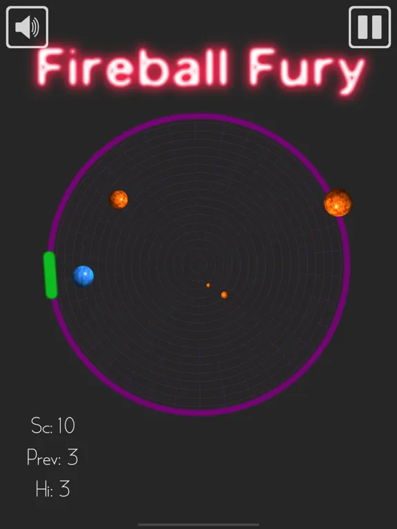 Fireball Fury iPad  스크린샷