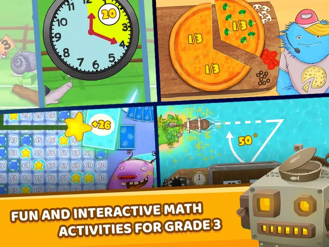 Matific Galaxy 3rd Grade Math iPad  Screenshots