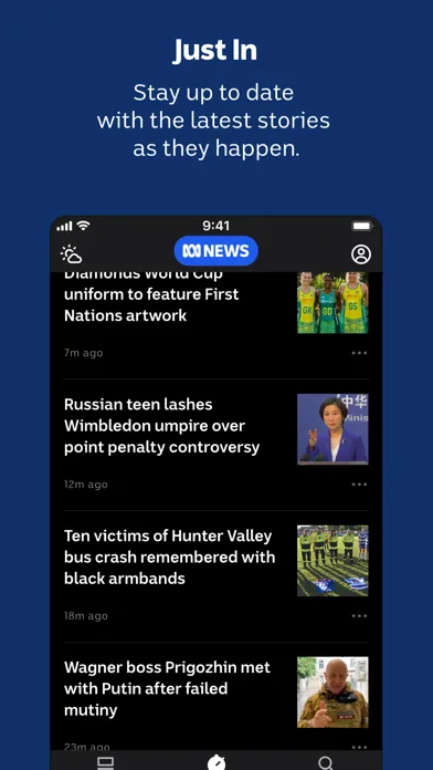 ABC News Screenshots
