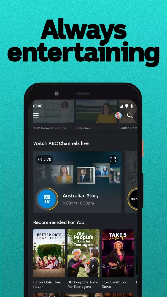 Captures d'écran de ABC iview