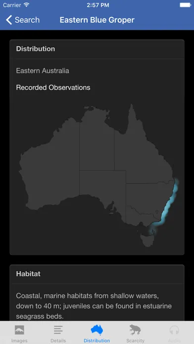 Field Guide to NSW Fauna Screenshots