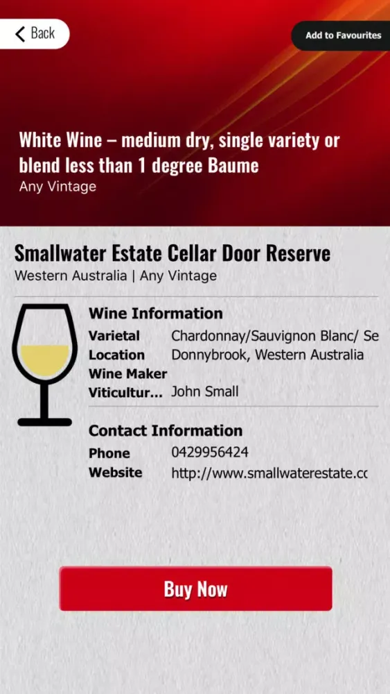 Screenshot di AUST. SMALL WINEMAKERS SHOW