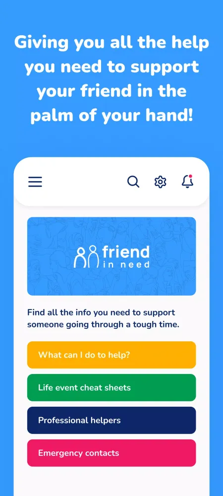 Capturas de tela do Friend in Need