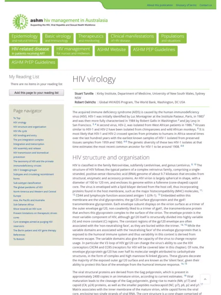 HIV Management in Australasia iPad 应用截图