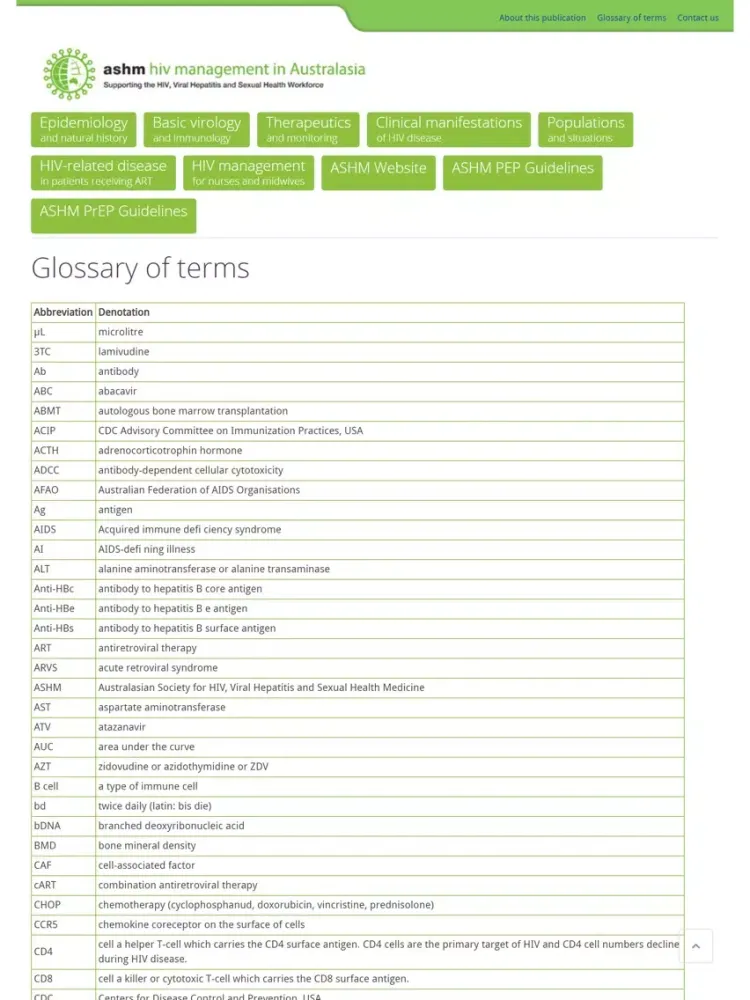 HIV Management in Australasia iPad 应用截图