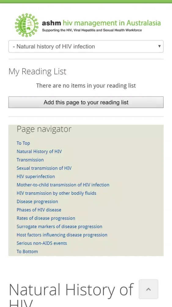 HIV Management in Australasia应用截图