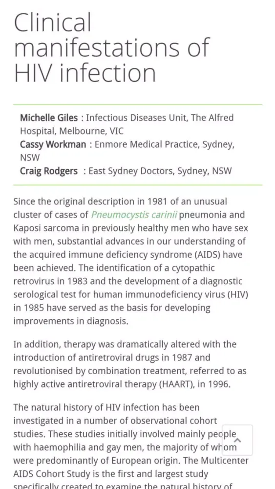 HIV Management in Australasia应用截图