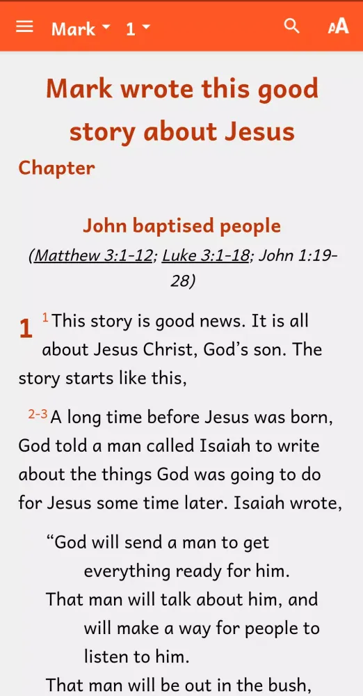 Plain English Version Bible Screenshots