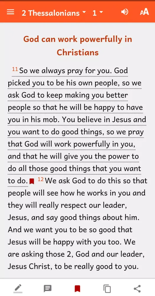 Plain English Version Bible Screenshots