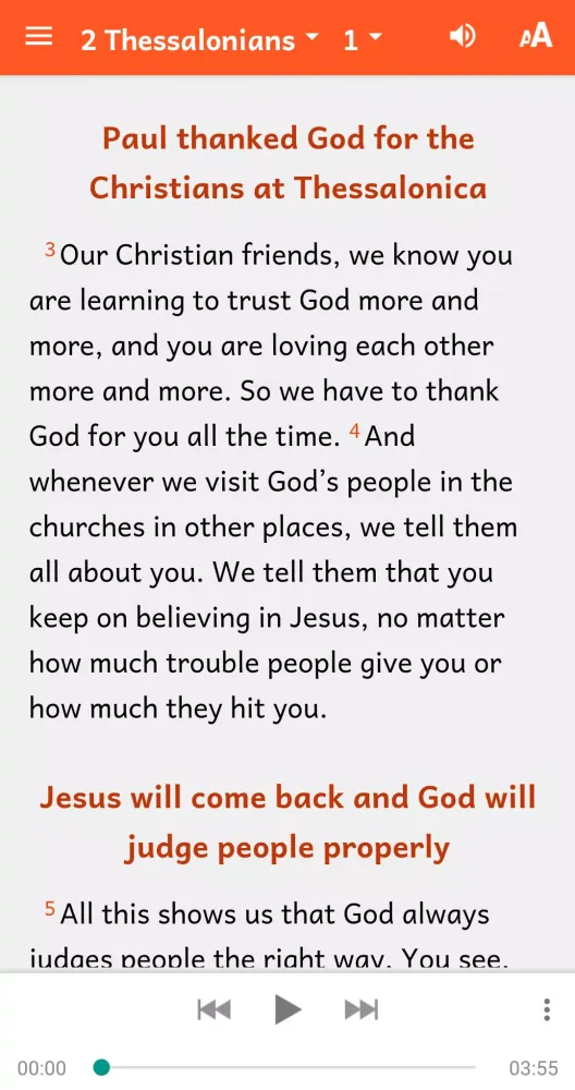 Plain English Version Bible Screenshots