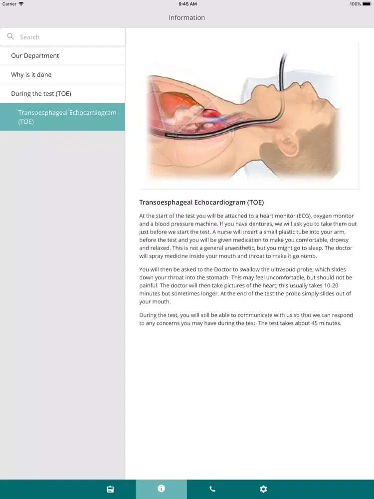 Capturas de tela do My Austin Health Journey iPad 