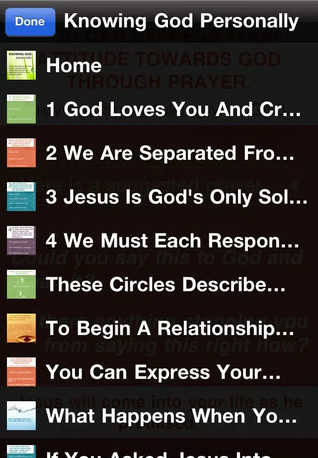 Knowing God Personally Screenshots