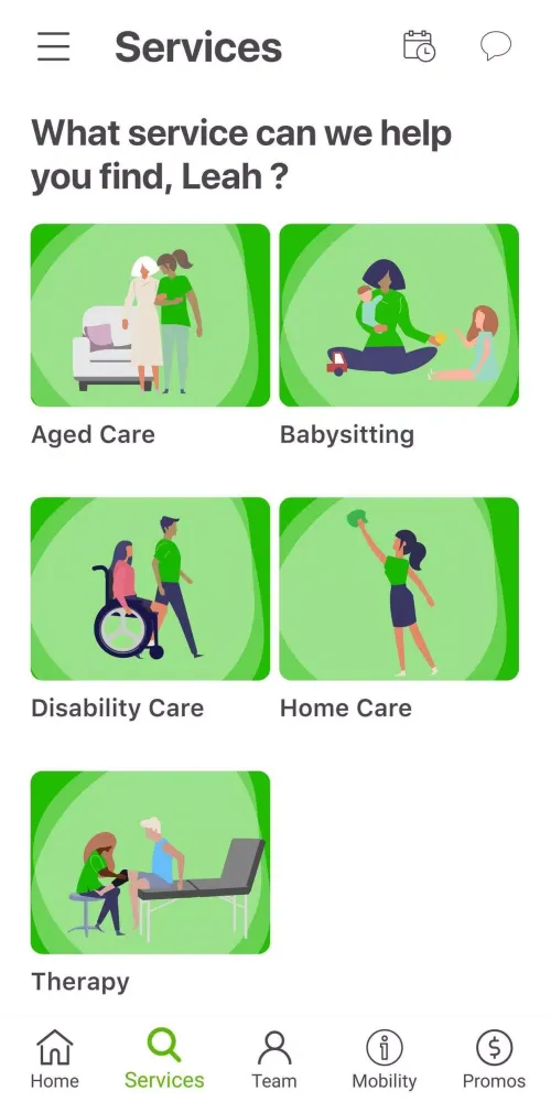 Mobility Screenshots