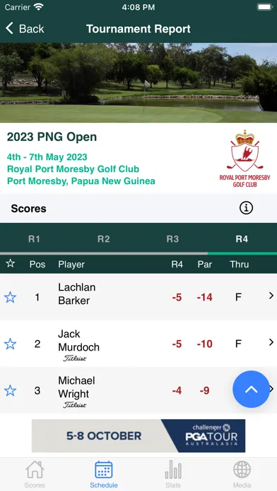 PGA Tour of Australasia স্ক্রিনশট
