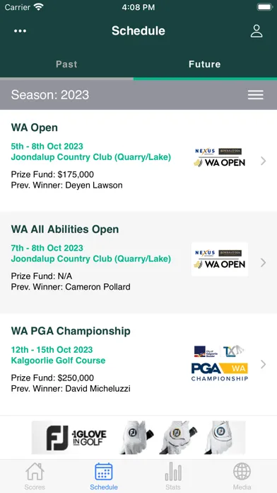PGA Tour of Australasia স্ক্রিনশট